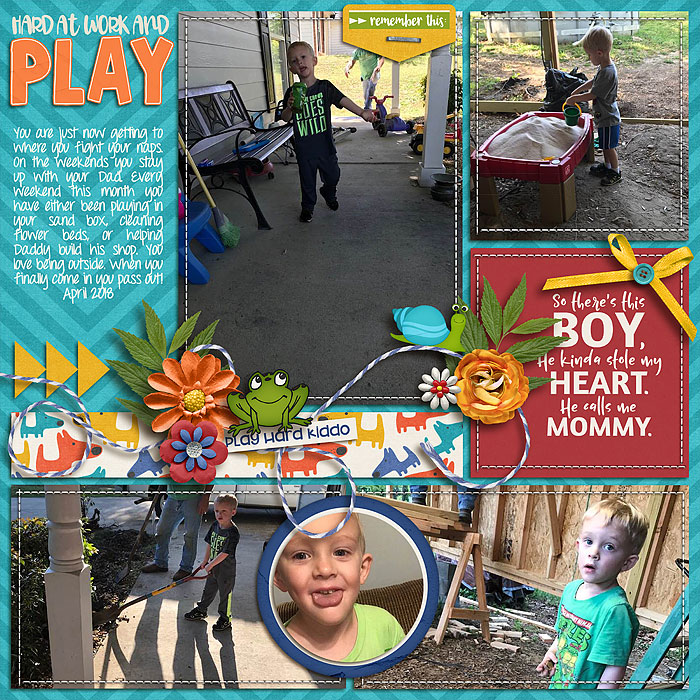 Hard at work and play