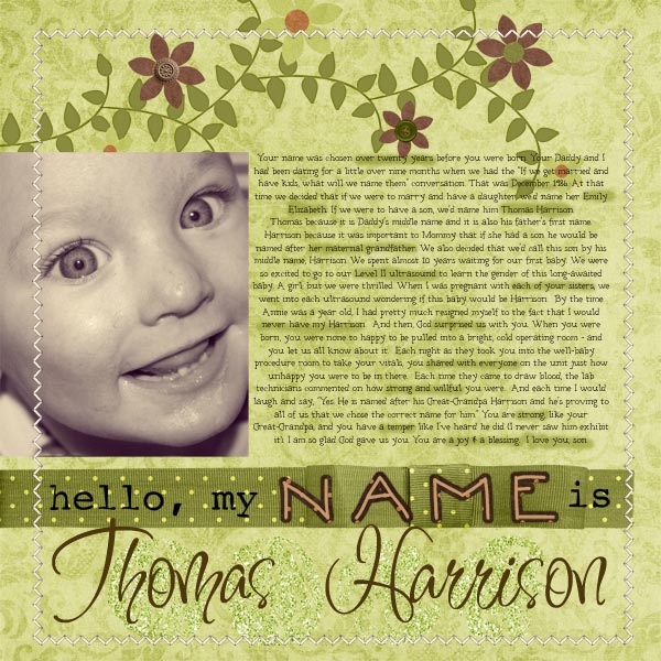 Harrison's Name