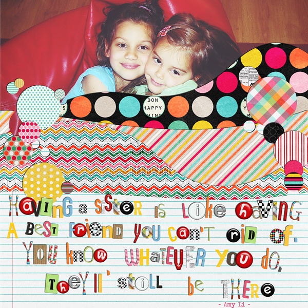 Having a sister...