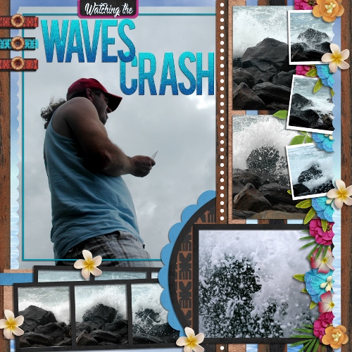 Hawaii - Watching the Waves Crash