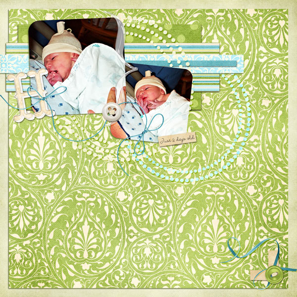 Hayden, 2 days old