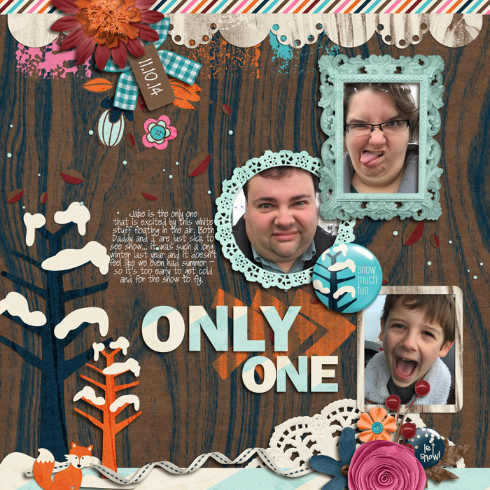 He is the only one...