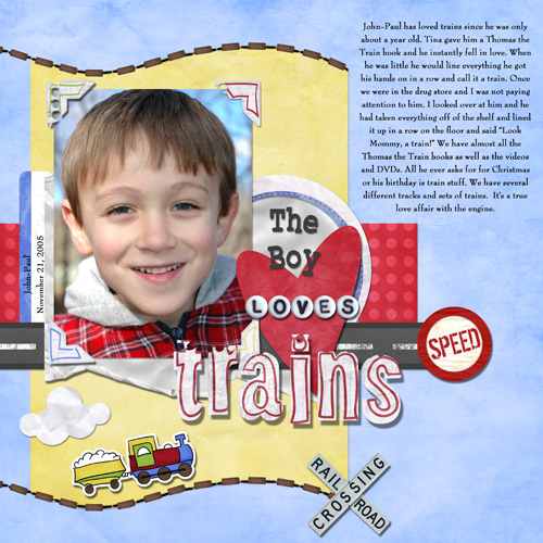He Loves Trains