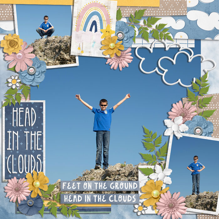 head in the clouds