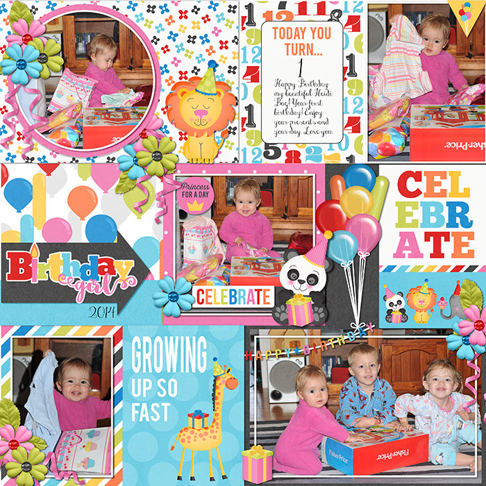 Heidi's first birthday