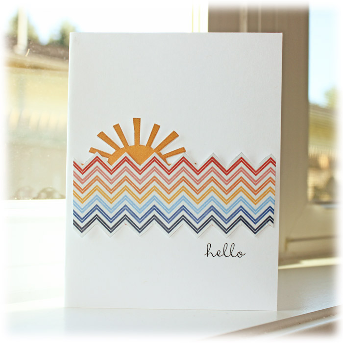 Hello Card with Sun {hybrid}