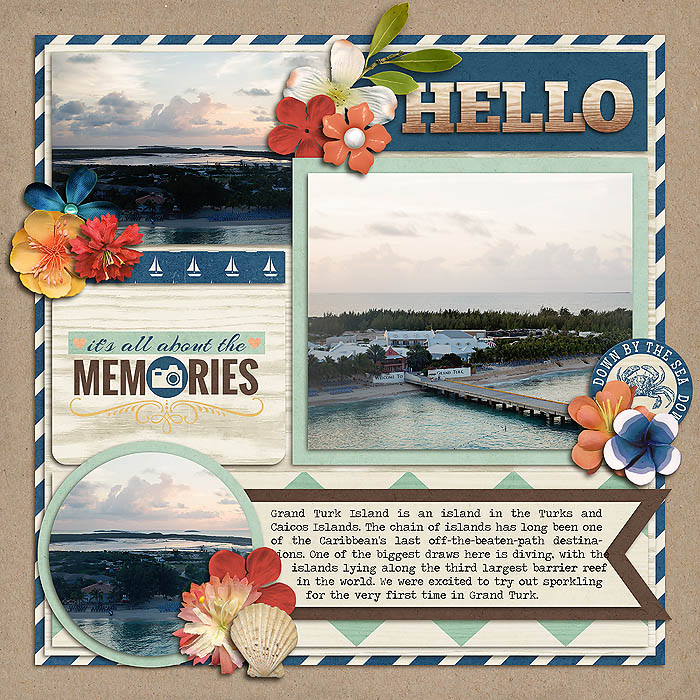 Hello, Grand Turk (left)