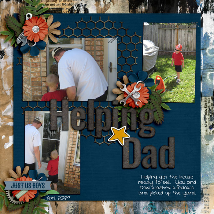 Helping Dad 2009