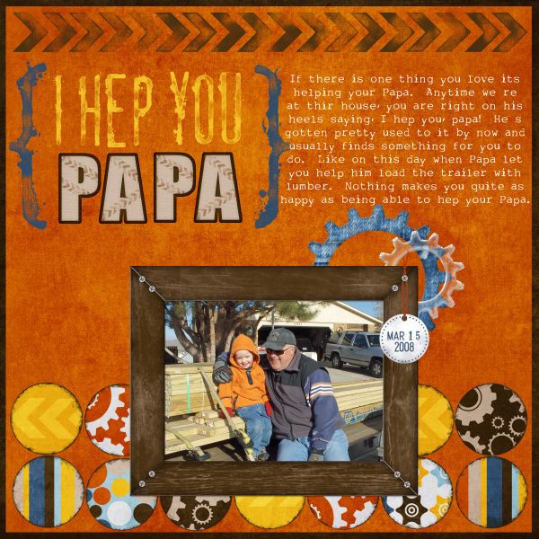 Helping Papa