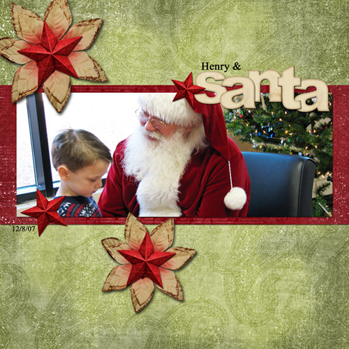 Henry and Santa