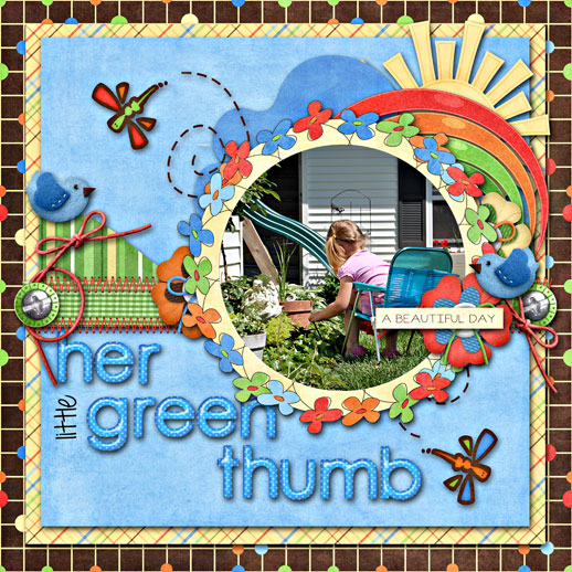 Her Little Green Thumb