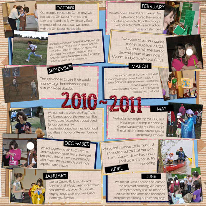 Her Year as a Brownie (Right)