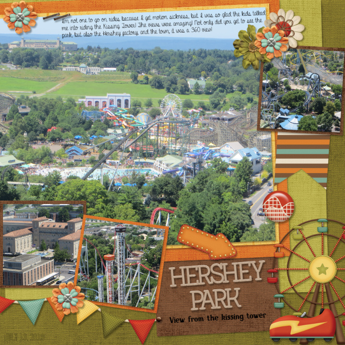 Hershey Park {view from the kissing tower}