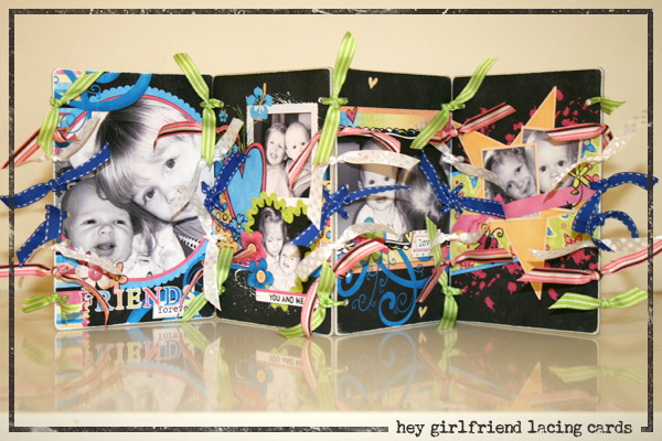 Hey Girlfriend Lacing Cards