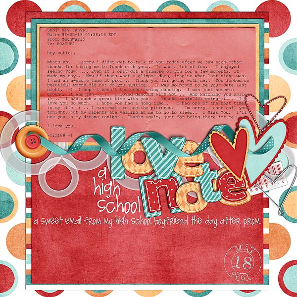 High School Love Note
