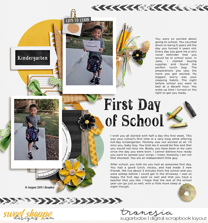 His First Day of K5