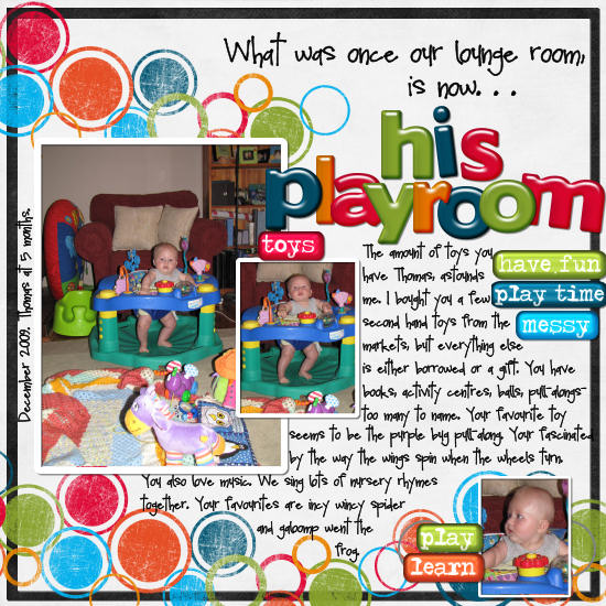 his playroom