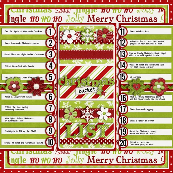 Holiday Bucket List