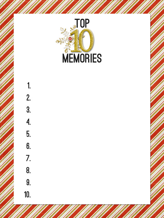 Holiday Faves Top 10