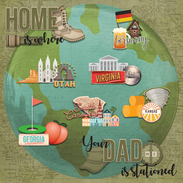 Home is here your Dad is Stationed