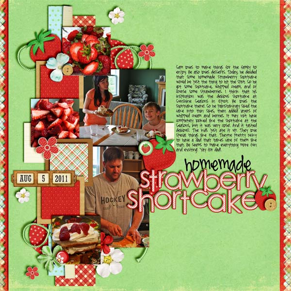 Homemade Strawberry Shortcake