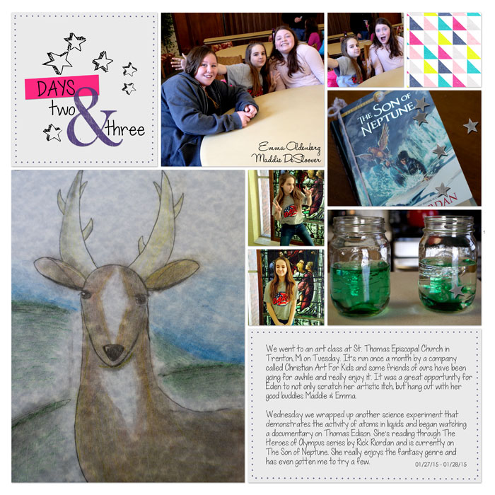 Homeschool - Days 2 and 3