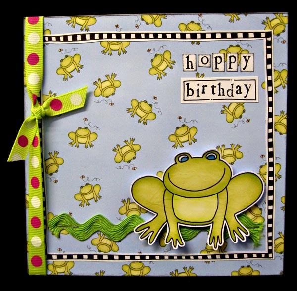 Hoppy Birthday (hybrid card)