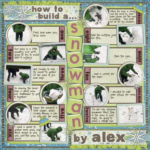 How to build a snowman