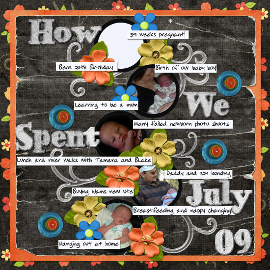 how we spent july 09