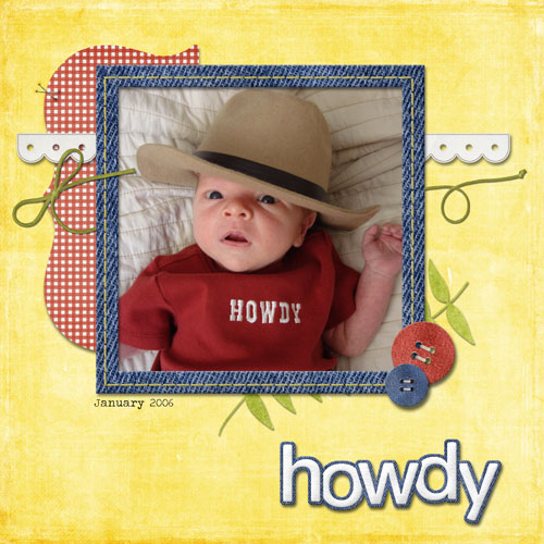 Howdy (left page)