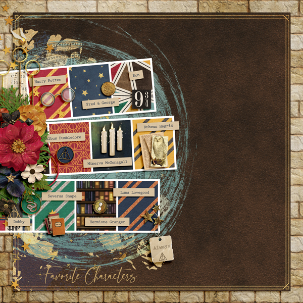 HP: Favorite Characters (Patterned Up Top 10)