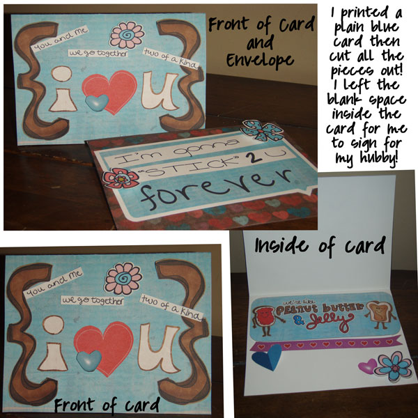 Hubby's Valentine Card (Feb 7 - Random Challenge)