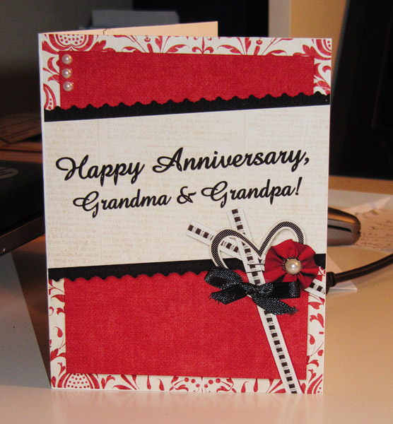 Hybrid Anniversary Card