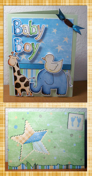 {Hybrid} Baby Boy Card