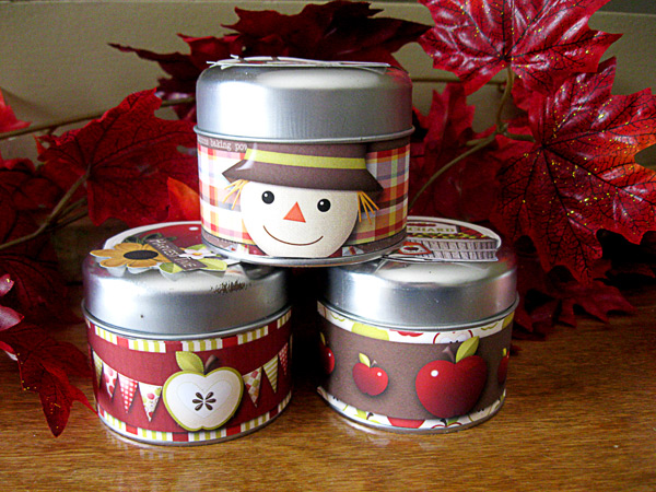 Hybrid Fall Candle Tins