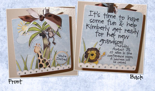 {hybrid} Grandma Shower Invites