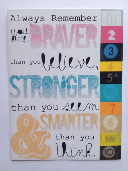 Hybrid journal card quote