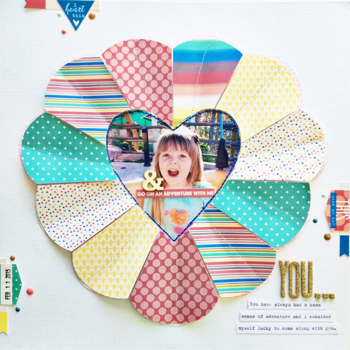 Hybrid Layout using Traci's March Pocket Life