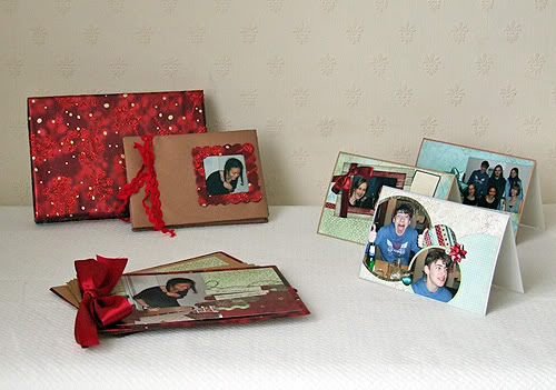 Hybrid Mini Albums and Thank You cards