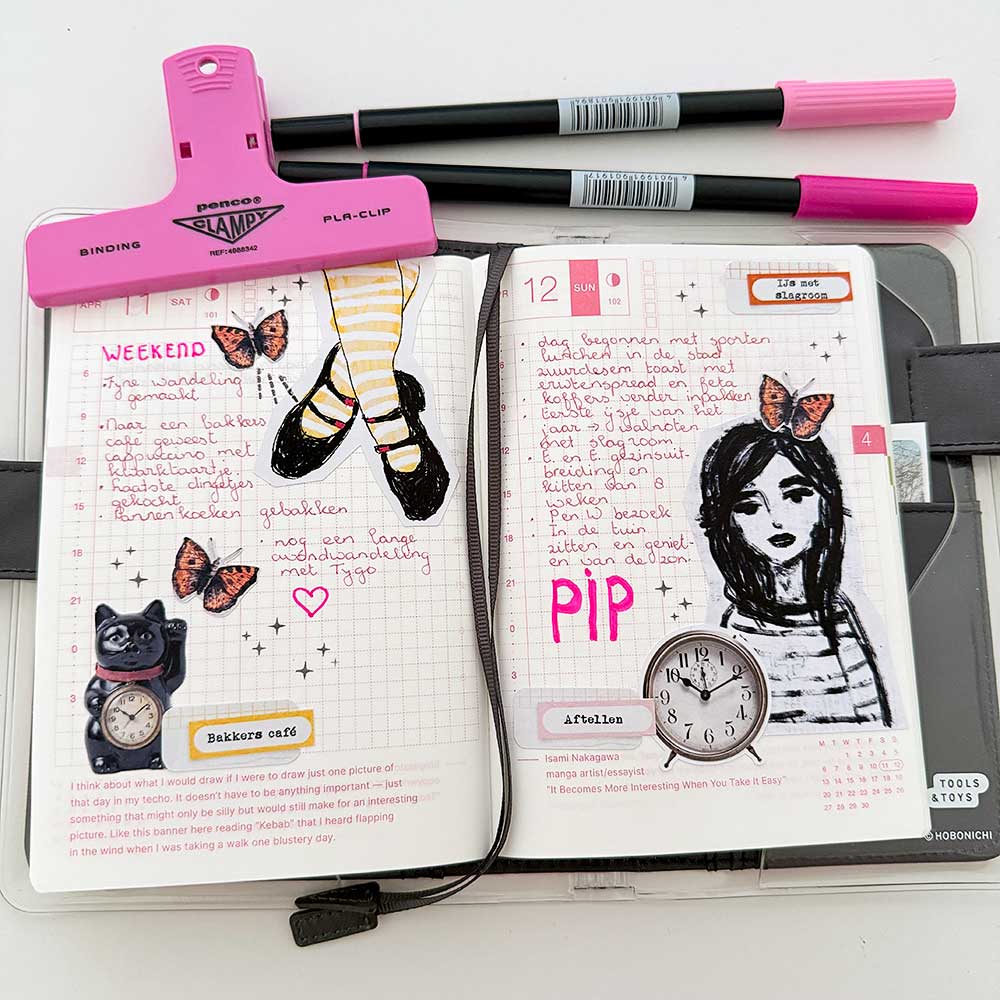 Hybrid planner spread