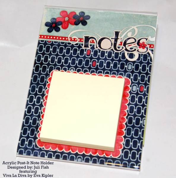Hybrid Post It Note Holder