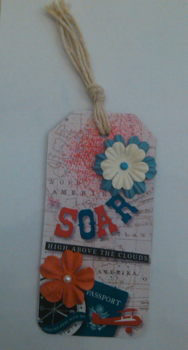 Hybrid travel decorated tag