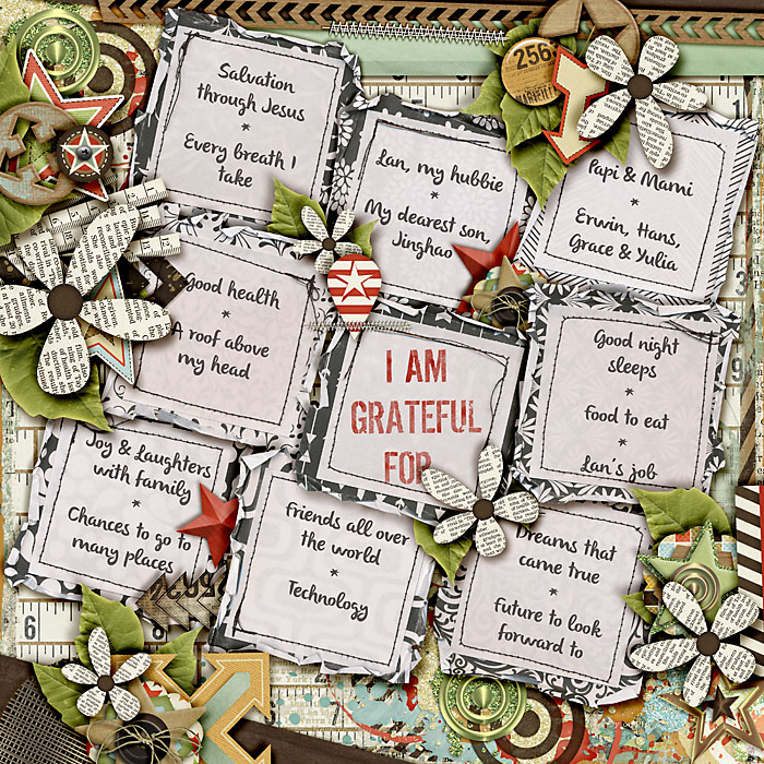 I am grateful for...
