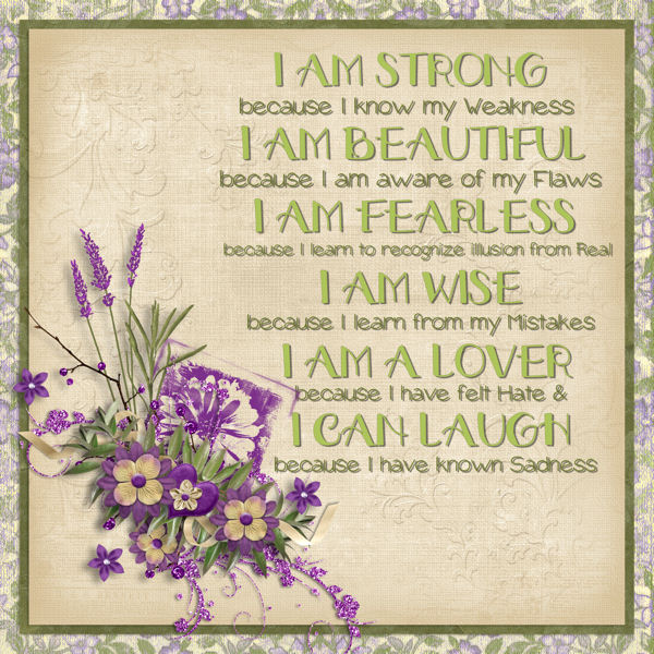 I am strong