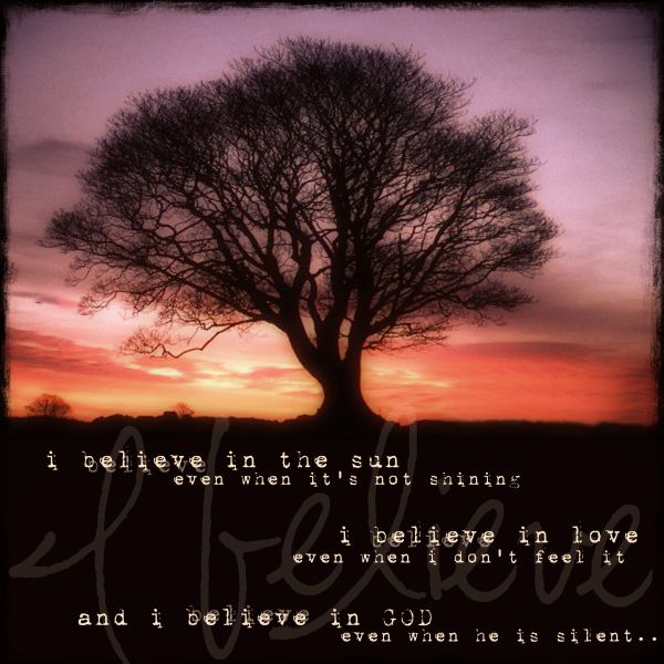 I Believe...