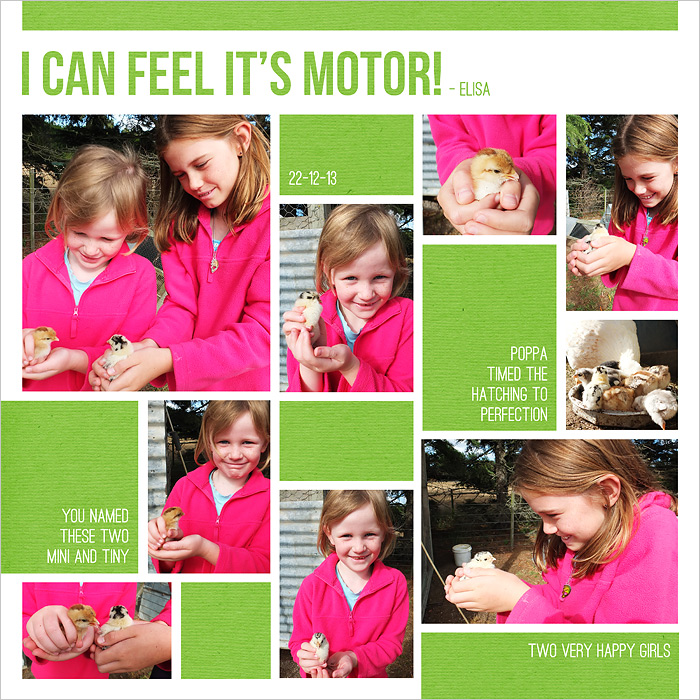 I can feel it's motor!