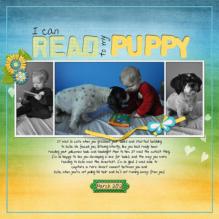 I Can Read to My Puppy