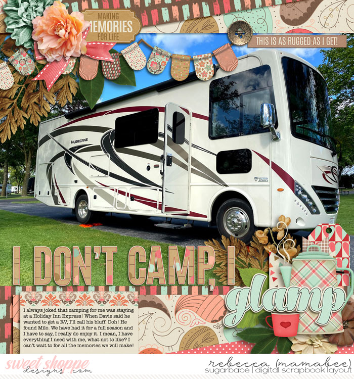 I don't camp - I glamp