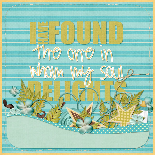 I Have Found the One In Whom My Soul Delights