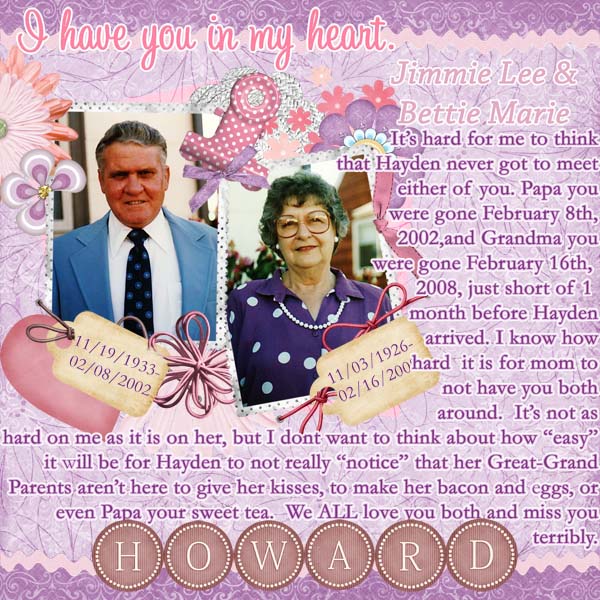 I have you in my heart.